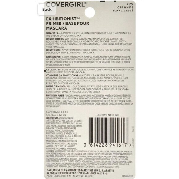 COVERGIRL Exhibitionist Mascara Primer w/Biotin #775 Off White - Picture 2 of 5